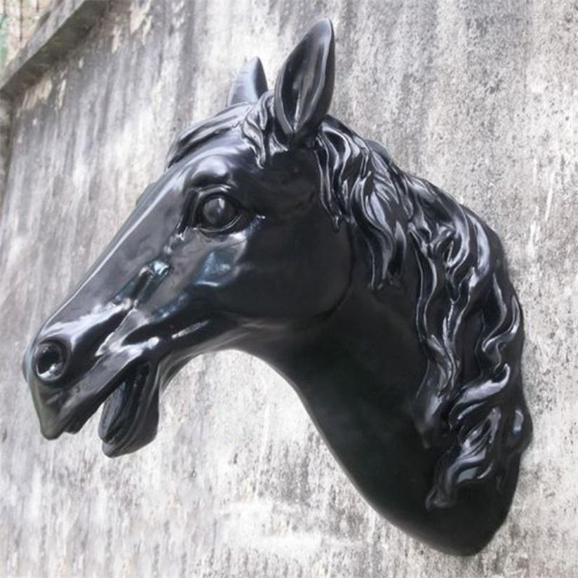 Life Size Horse Head Bronze Sculpture