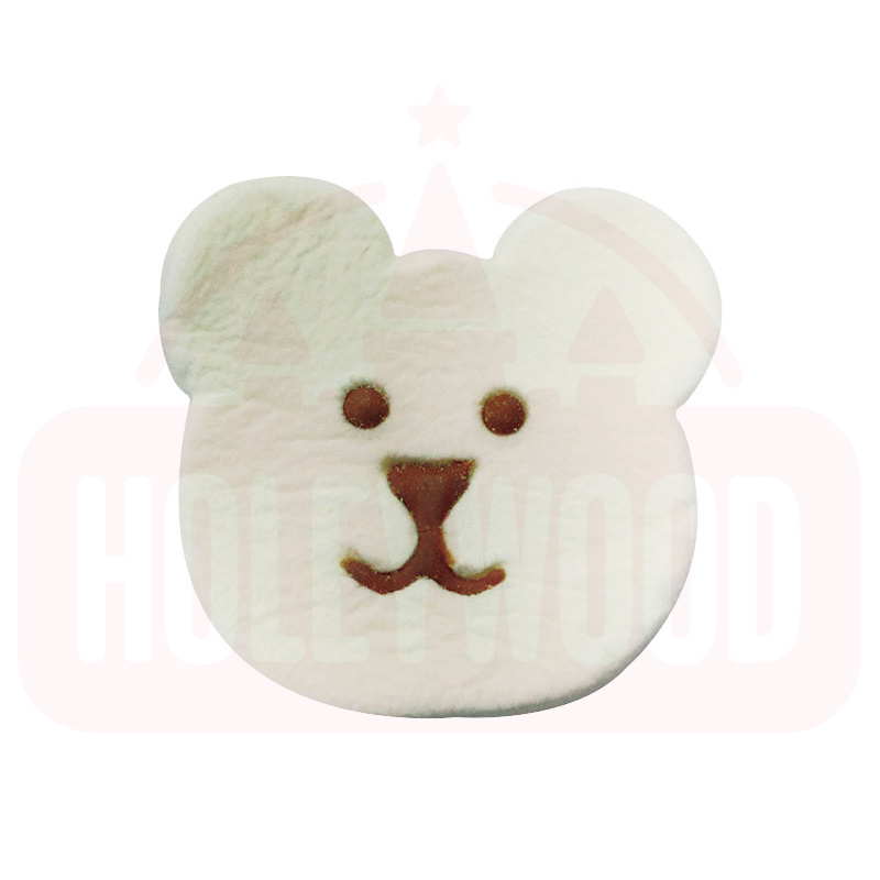 Holeywood 3D Cute Bear Shape Marshmallow Sweet Flavored Halal Candy with Box Packaging for Coffee Milk Tea