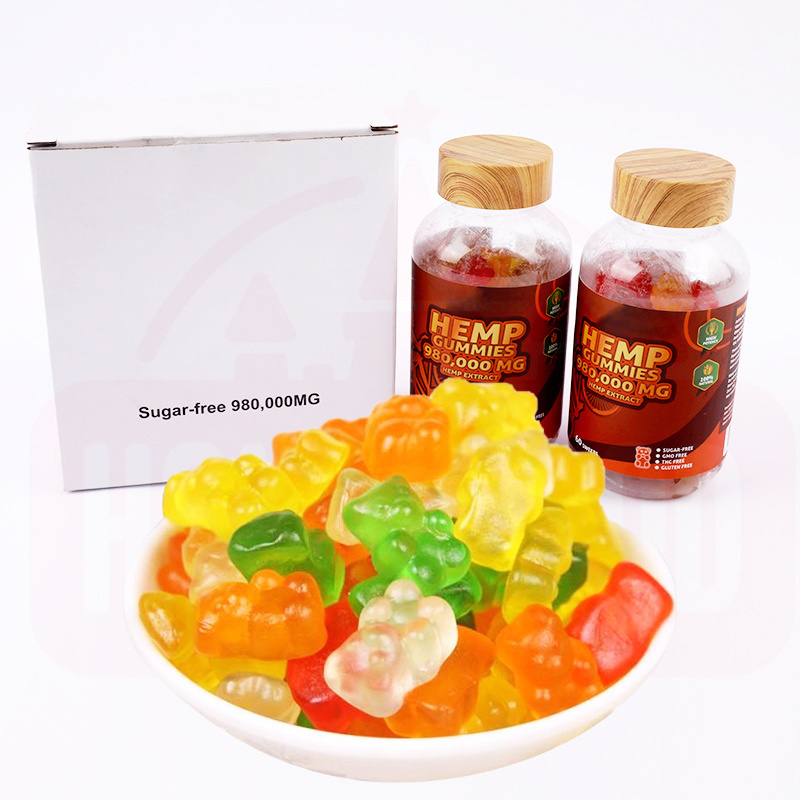 Holeywood 3D Sugar-Free Little Brown Bear Bottle Gummy Mixed with Fruit-Flavored Halal Lollipop Sweet Taste Gummy Candy