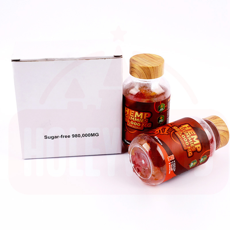 Holeywood 3D Sugar-Free Little Brown Bear Bottle Gummy Mixed with Fruit-Flavored Halal Lollipop Sweet Taste Gummy Candy