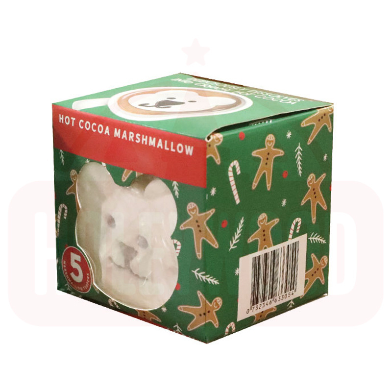 Holeywood 3D Cute Bear Shape Marshmallow Sweet Flavored Halal Candy with Box Packaging for Coffee Milk Tea