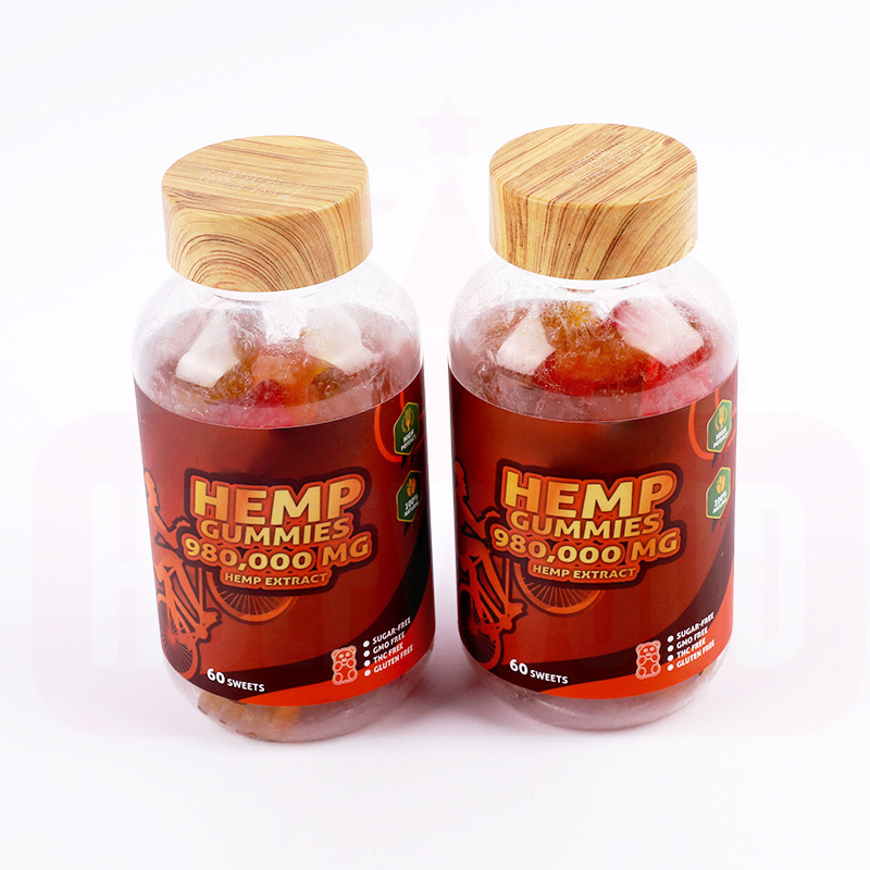 Holeywood 3D Sugar-Free Little Brown Bear Bottle Gummy Mixed with Fruit-Flavored Halal Lollipop Sweet Taste Gummy Candy