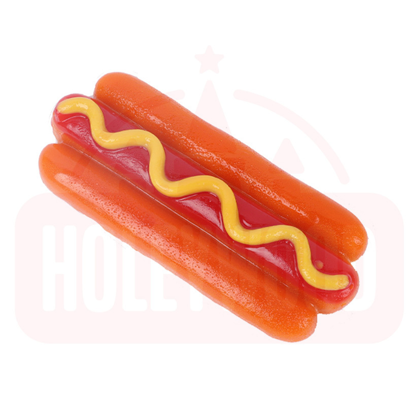 Holeywood 3D Giant Hot Dog 150g Large Weight Gummy Candy Halal OEM&ODM Customizable Wholesale Private Customization Supported