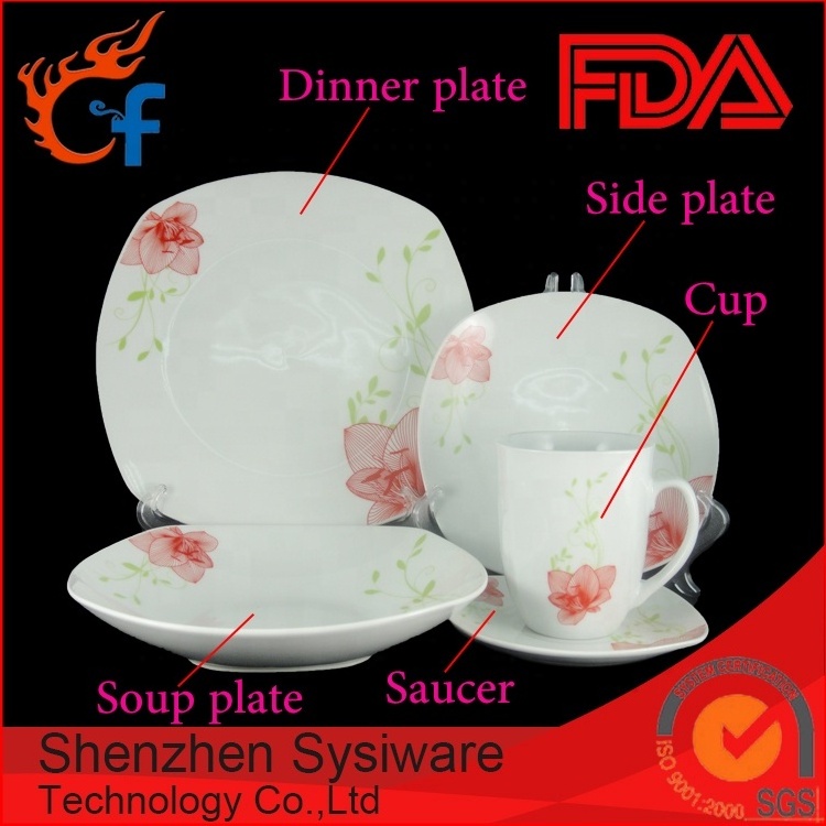 Ceramic arcopal dinner set,wholesale unbreakable porcelain pakistani dinner set plate,dinnerware set good price