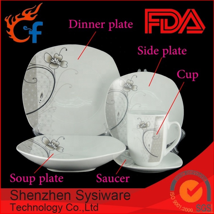 Ceramic arcopal dinner set,wholesale unbreakable porcelain pakistani dinner set plate,dinnerware set good price