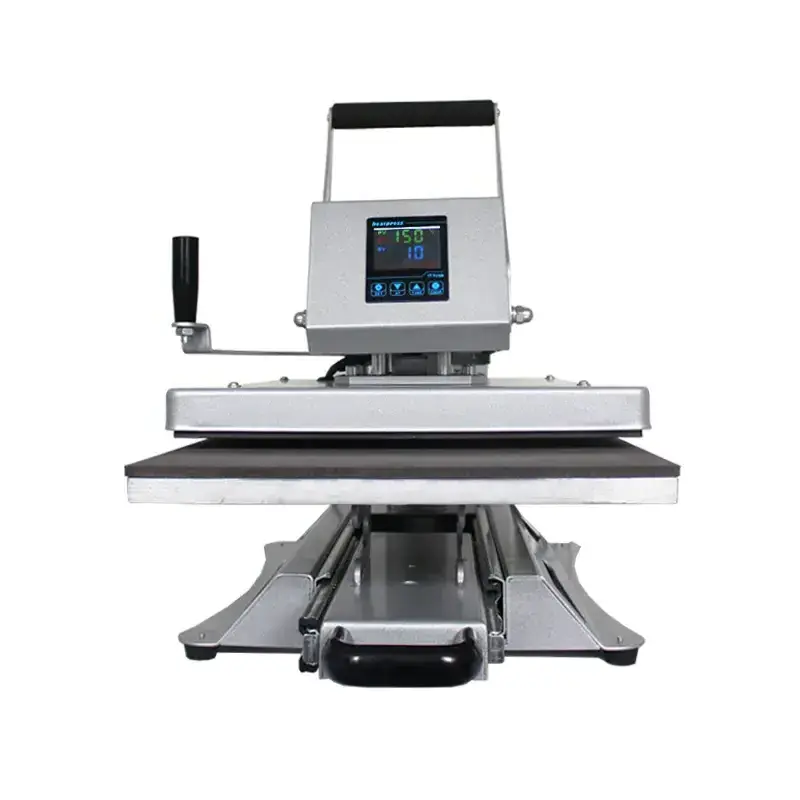 Rotary Heat Press Machine, Swing-away Heat Press, Hover Silver Color Heat Press Machine CFHP3805