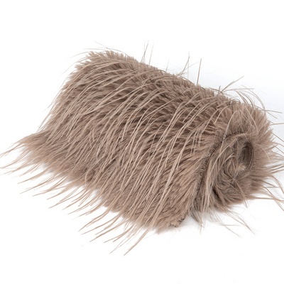 Factory fabric manufacturing long hair pile faux fur