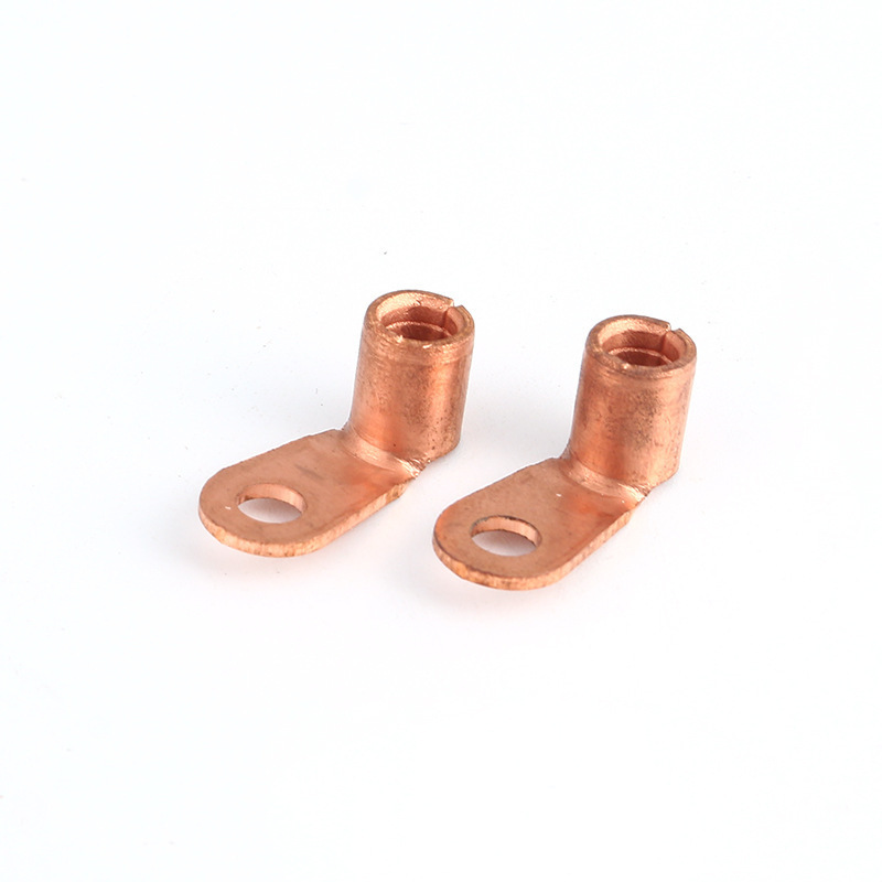 Tinned Copper Cable Lug Brass Electrical Terminal Ring Connector Copper Type Cable Lug Power Fitting Copper Terminal