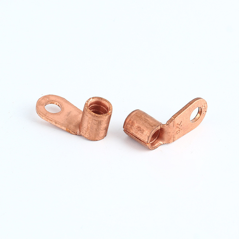 Tinned Copper Cable Lug Brass Electrical Terminal Ring Connector Copper Type Cable Lug Power Fitting Copper Terminal