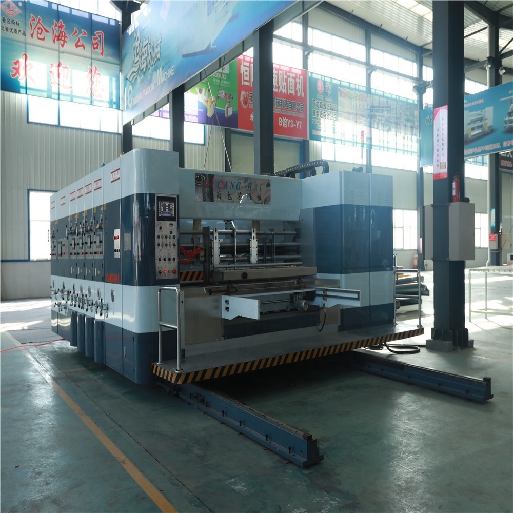 Hot sales high speed  carton box printing slotting  diecutting machine