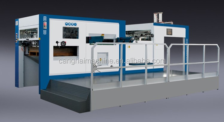 1300 Automatic die cutter/flatbed automatic cardboard and corrugated board die cutting and creasing machine