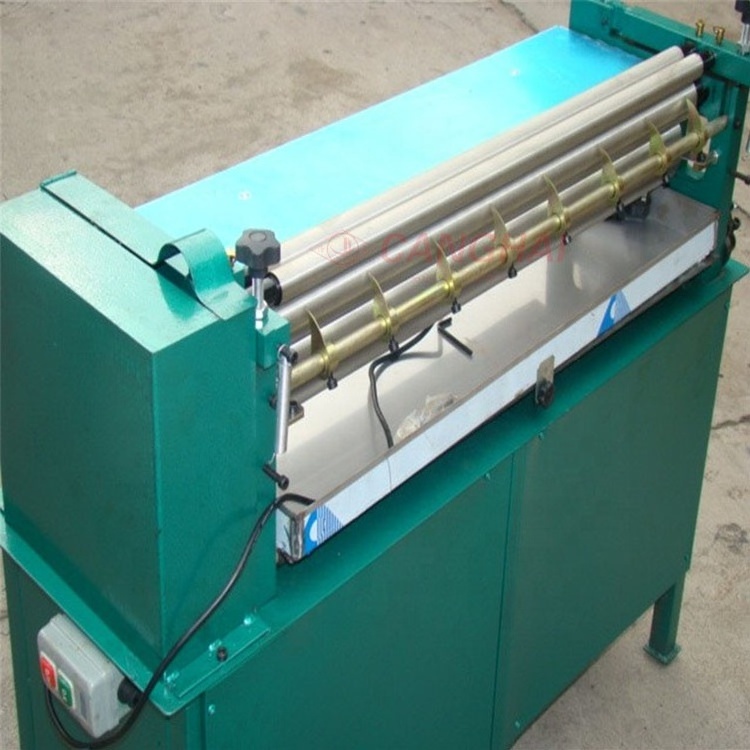 Paper board manual feeding canghai gluing machine with cold glue