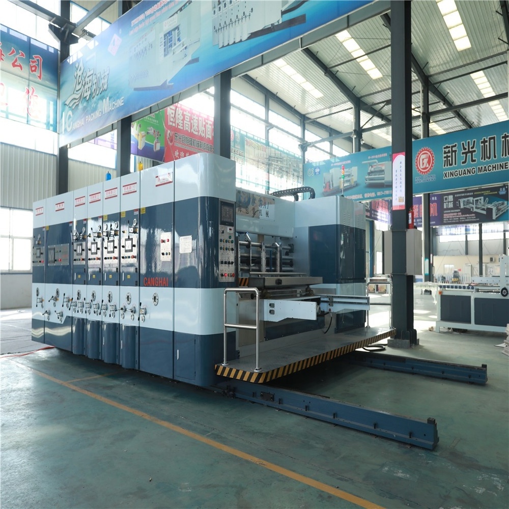 Hot sales high speed  carton box printing slotting  diecutting machine