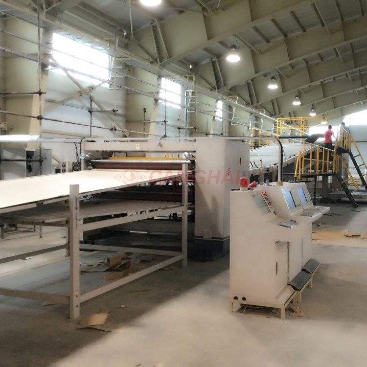 Automatic  5 7 ply paper carton box corrugation making machinery