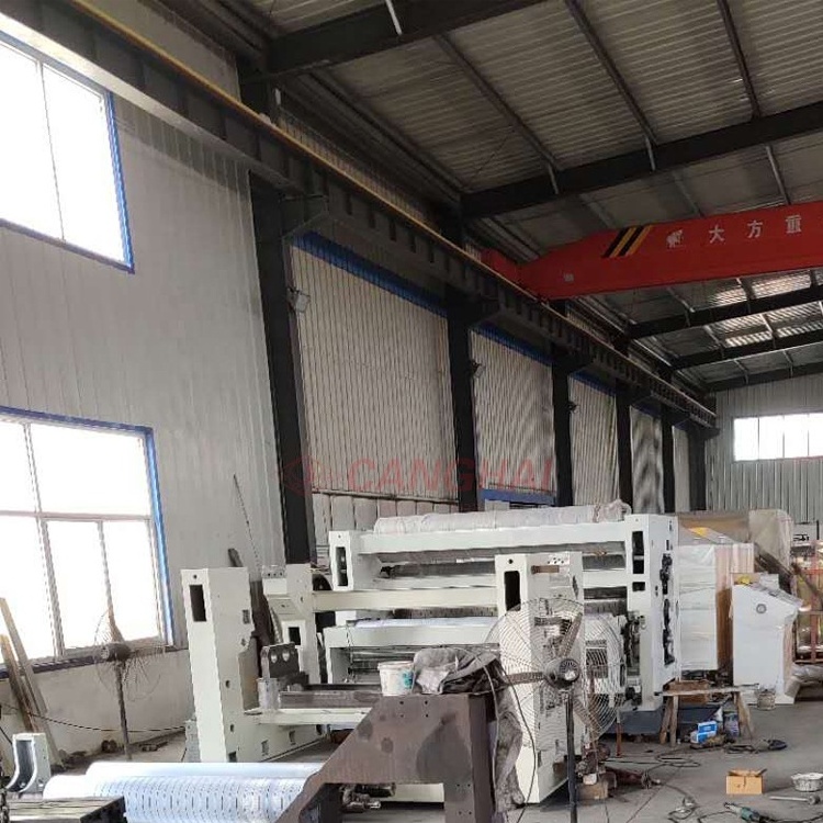 Canghai corrugated cardboard fingerless single facer machine in packaging line