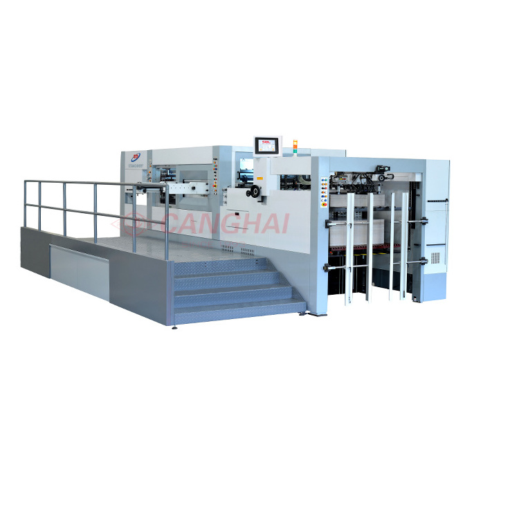 1300 Automatic die cutter/flatbed automatic cardboard and corrugated board die cutting and creasing machine