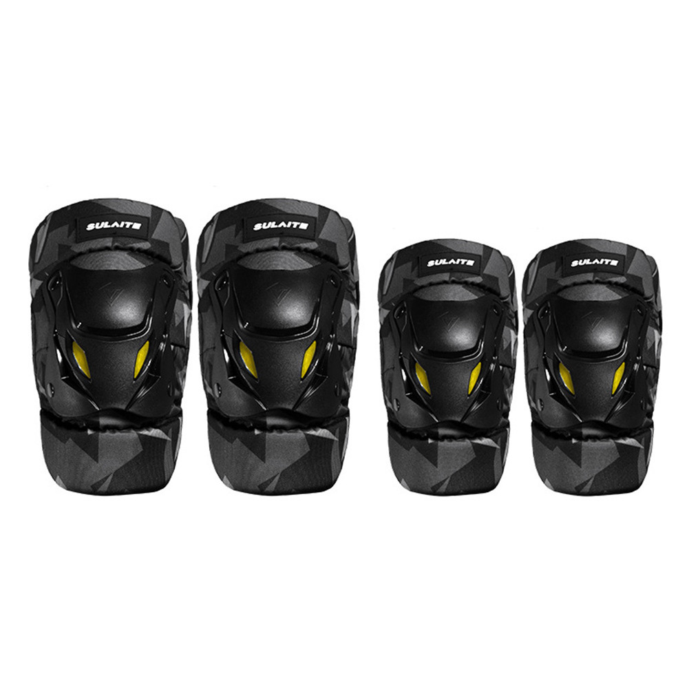 SULAITE Scooter Leg Cover Motorcycle Elbow Pads Motocross Elbow&Knee Protection Knee Motorcycle Knee Pads For Work