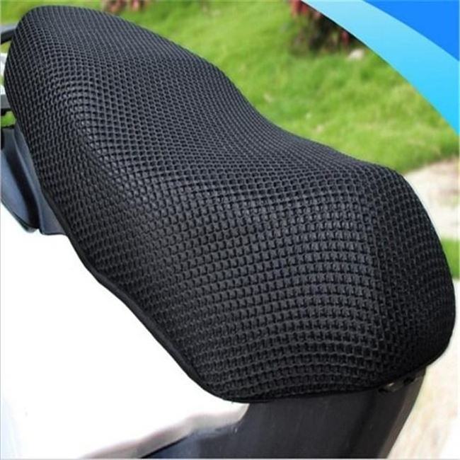 Wholesale Motorcycle Seat Cushion Covers Summer Heat Insulation Breathable Honeycomb 3D Mesh Sun Protection Seat Cushion Covers