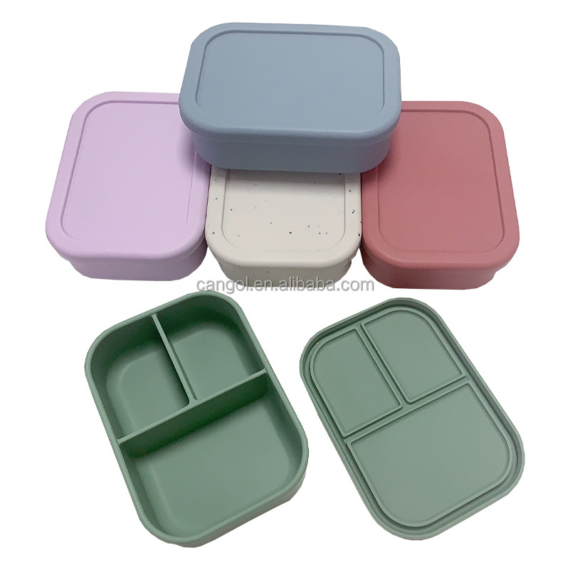 Silicone Lunch Box Silicone Baking Cups Snack Containers Sauce Cups for kids Adult Food Safe Small Bento Containers with Lids