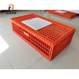 Live poultry transport crate plastic chicken transport cage pigeon broiler duck cage