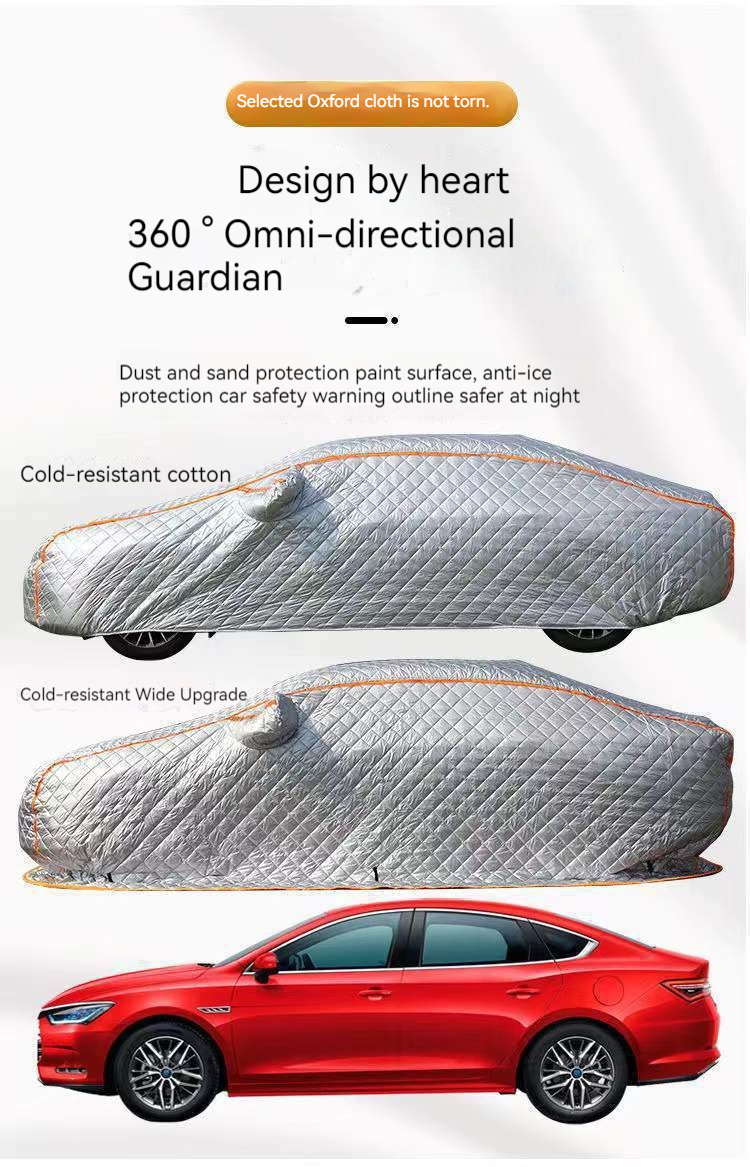 Winter Car Covers Waterproof Dustproof Car Cover Outdoor Cotton Thickened Protection Full Snow Cover Sunshade for Sedan SUV