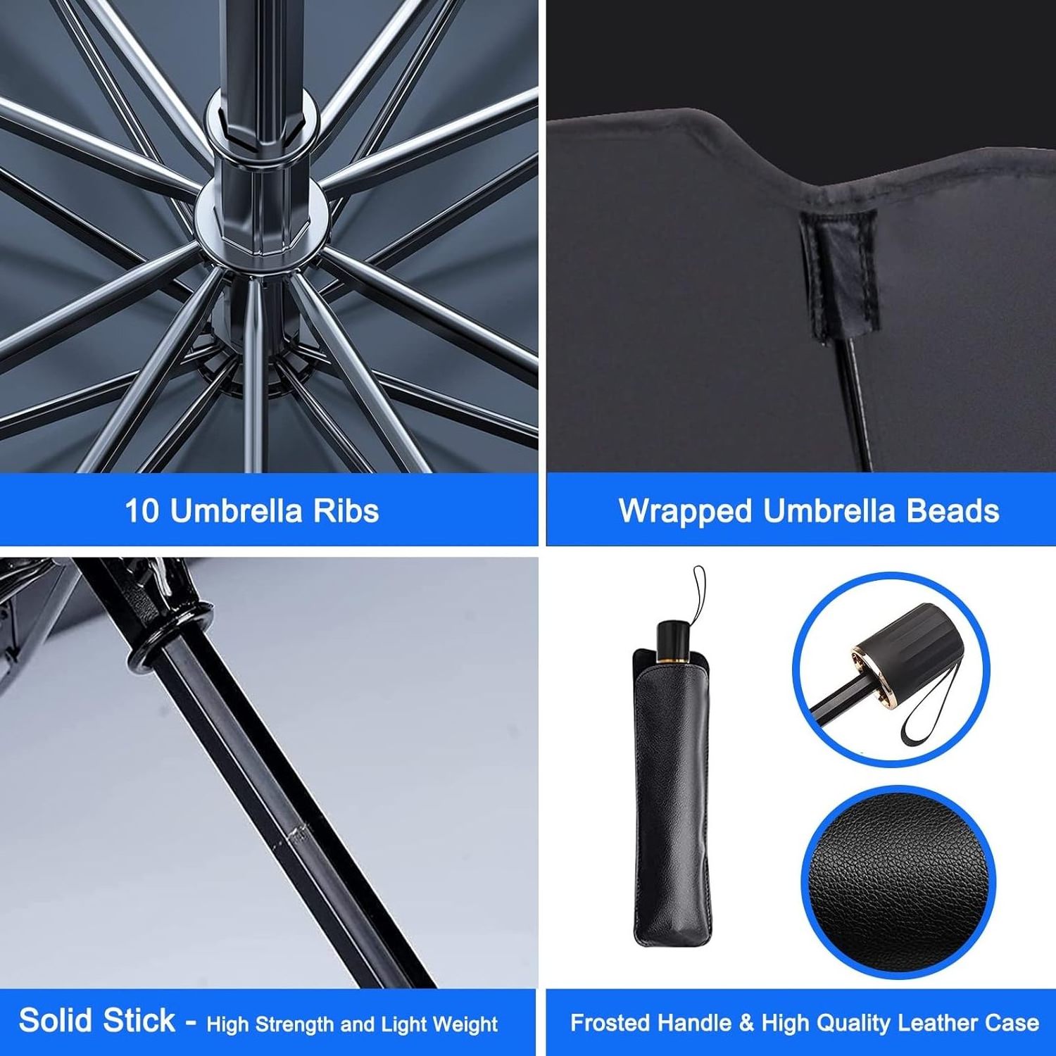 Car Windshield Sun Shade Umbrella Foldable UV Rays Protector & Heat Block Reflector Retractable Front Window Sun Shades Umbrella