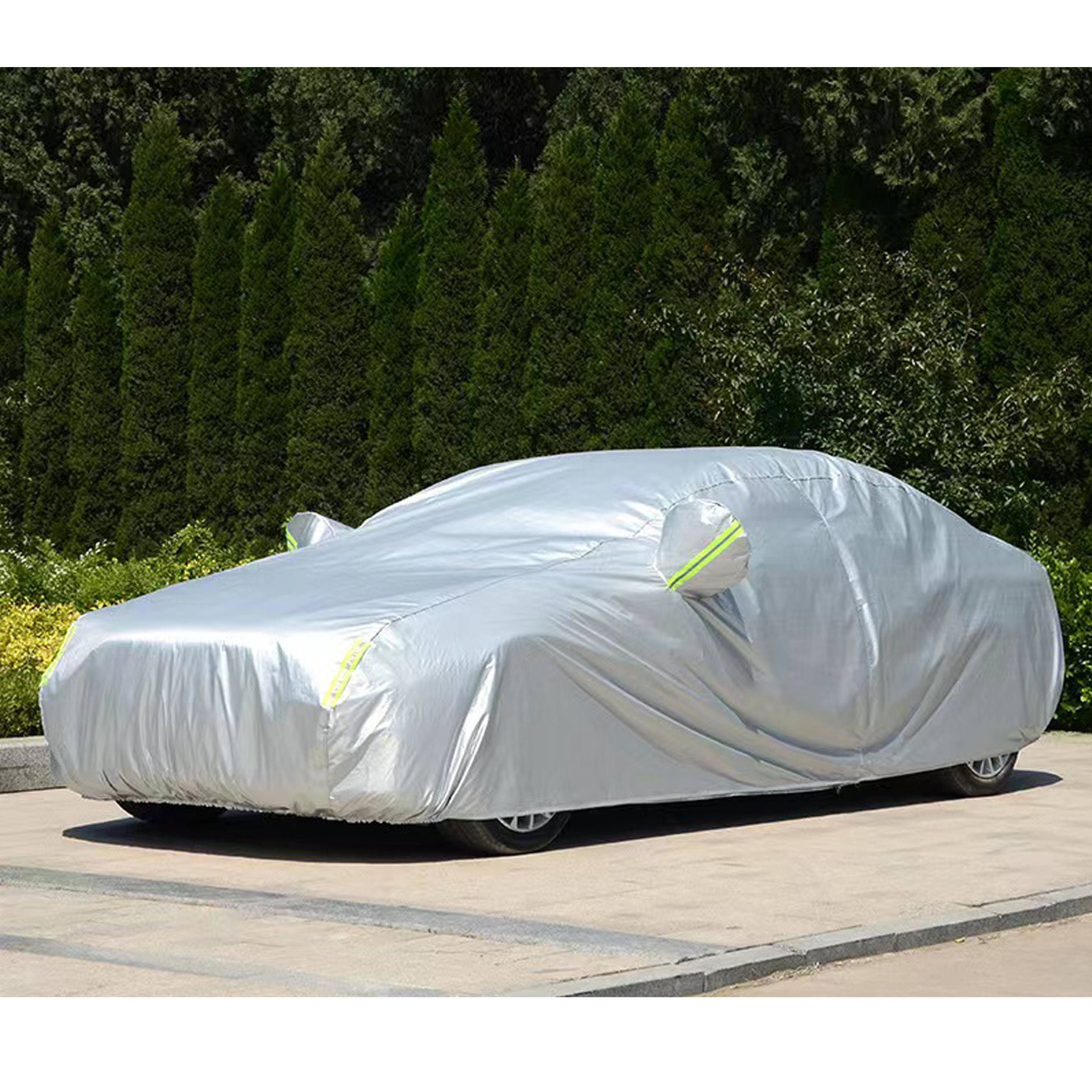 Premium Car Cover Waterproof All-Weather Rain Snow UV Sun Hail Protector for Automobiles Full Exterior Indoor Outdoor Car Cover