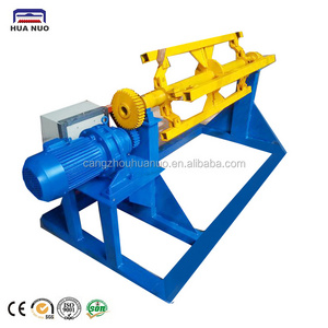 Steel Coil uncoiler simple  electric  decoiler machine 8T