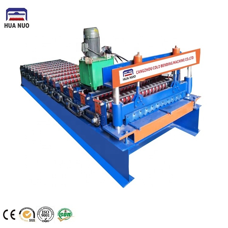 Corrugated Tile Roofing Sheet Machine Automatic Roll Forming Machinery