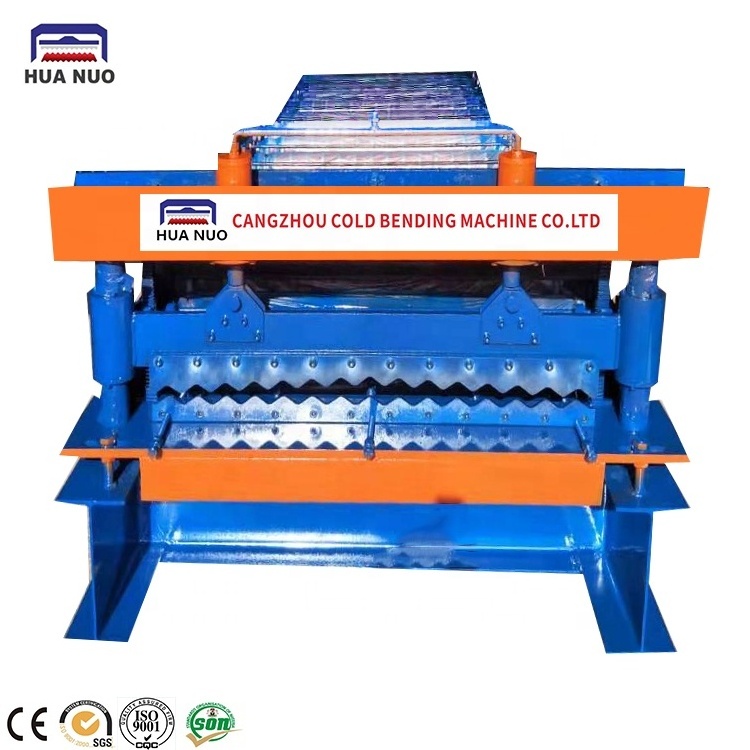 Corrugated Tile Roofing Sheet Machine Automatic Roll Forming Machinery