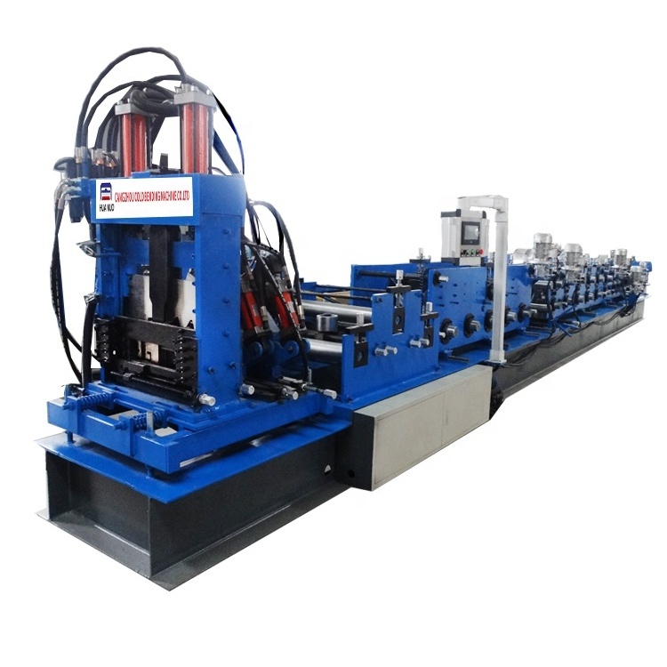 Automatic Z U Purlin Price Steel Frame Making Machine C Channel Roll Forming Machine