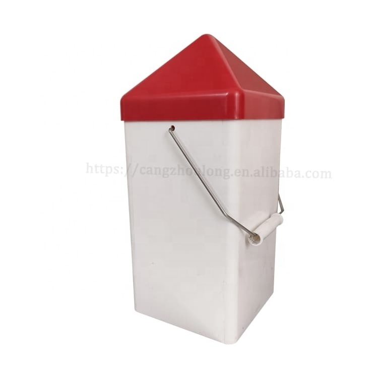 YYA/LM-110 1Gallon Poultry Birds Chicken Coop No Waste Poultry Farm Chicken Buckets with Drinker Cups