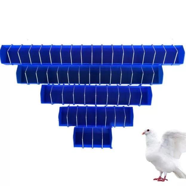 Wholesale Plastic Bird Feeder Poultry Quail Water Drinker Pigeon Feeding Trough LMB-23