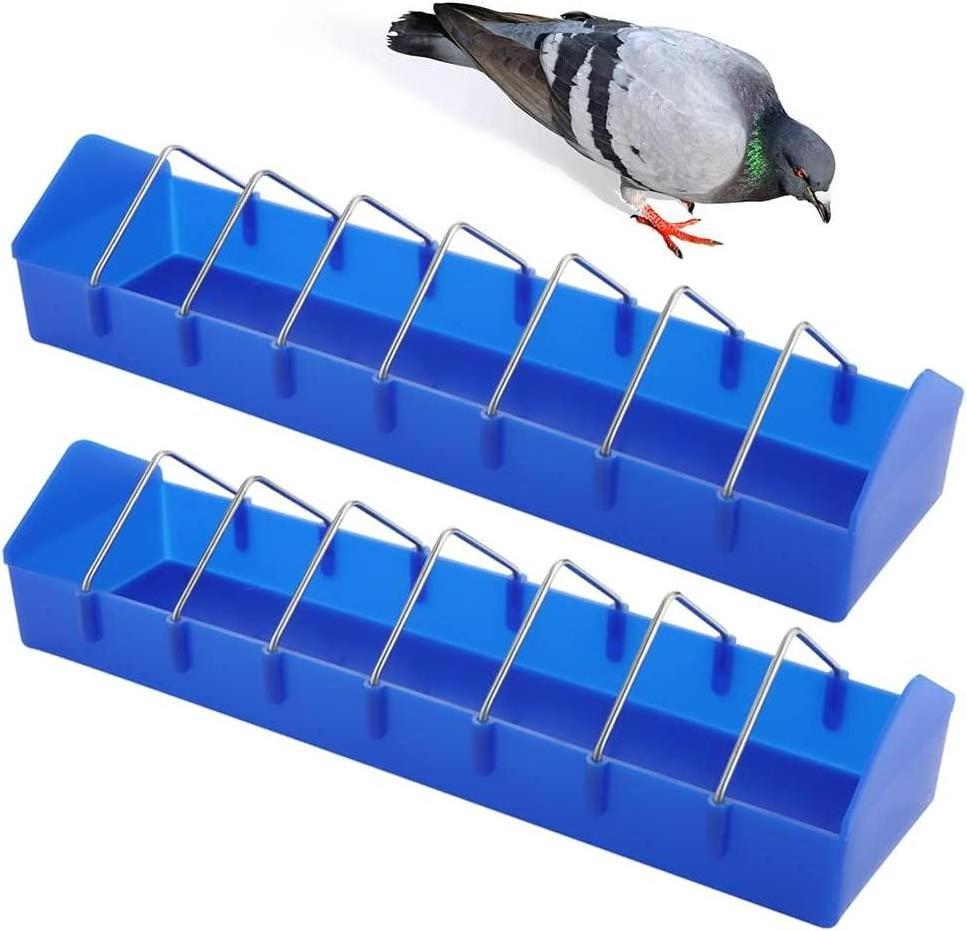 Wholesale Plastic Bird Feeder Poultry Quail Water Drinker Pigeon Feeding Trough LMB-23