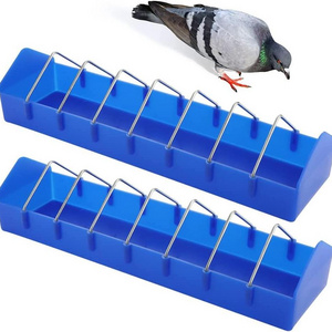 Wholesale Plastic Bird Feeder Poultry Quail Water Drinker Pigeon Feeding Trough LMB-23