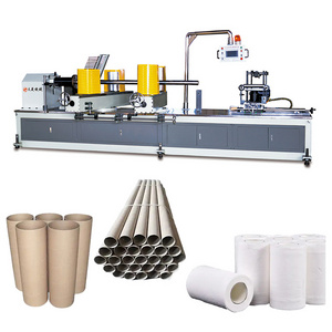 Automatic stable property paper tube core cutter cutting machine four-head CNC paper tube forming machine