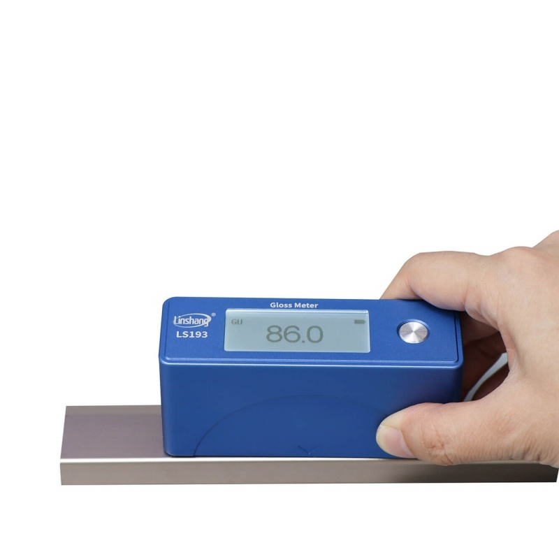 LS193 glossmeter 60 degree gloss meter for curved small materials