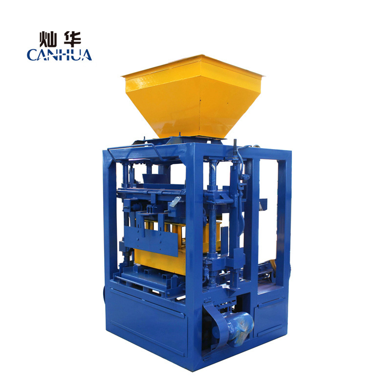 Construction machinery equipment QT4-24 semi automatic concrete paver block making machine brick making machinery