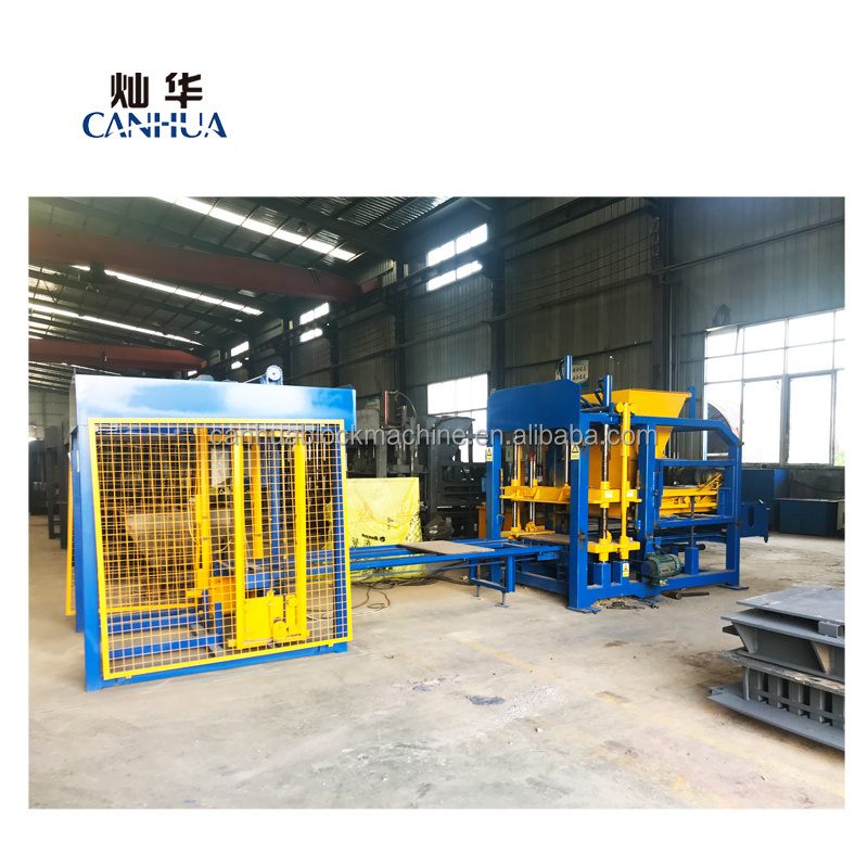 QT4-15 automatic concrete vibro block making machine hallow block maker