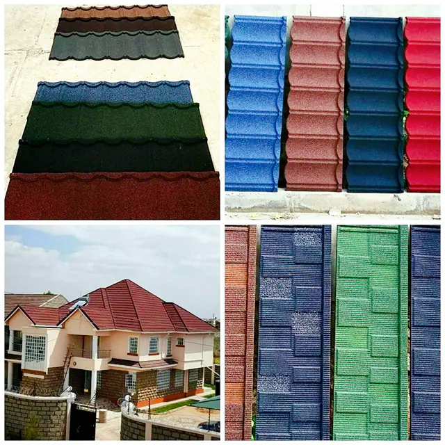 Stone coated roofing tile manufacturer machines color stone coated metal roof tile mould making machine