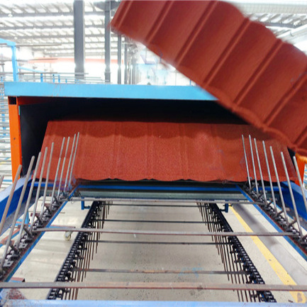 Metal roof tile making machine stone coated metal roofing sheet in jamaica