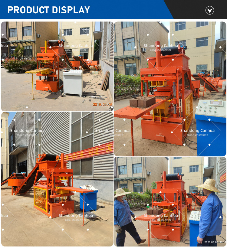 2-10 Fully Automatic Fly Ash Clay Interlocking Hydraulic Press Brick Making Machinery Blue Concrete Hollow Block Machine 1800