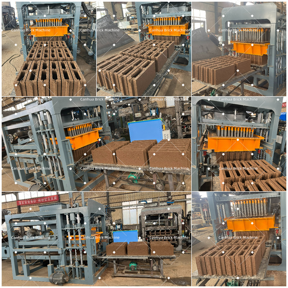 Automatic Cement Brick Making Machinery Concrete Block Machine for Sale Building Material Machinery QT4-15 Spain Products 3500