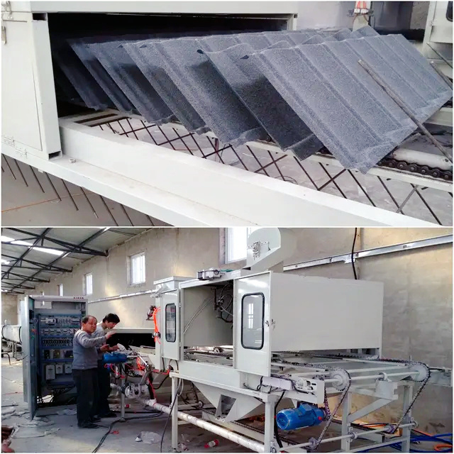 Metal roof tile making machine stone coated metal roofing sheet in jamaica