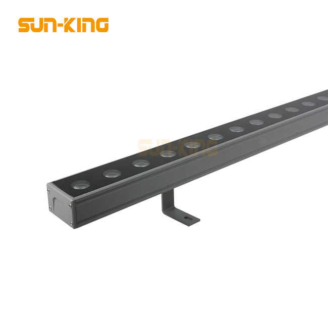 architectural Bridge Building Lighting Outdoor 36W 48W 24V RGB Aluminum Led Linear Light bar IP65 dmx led wall washer