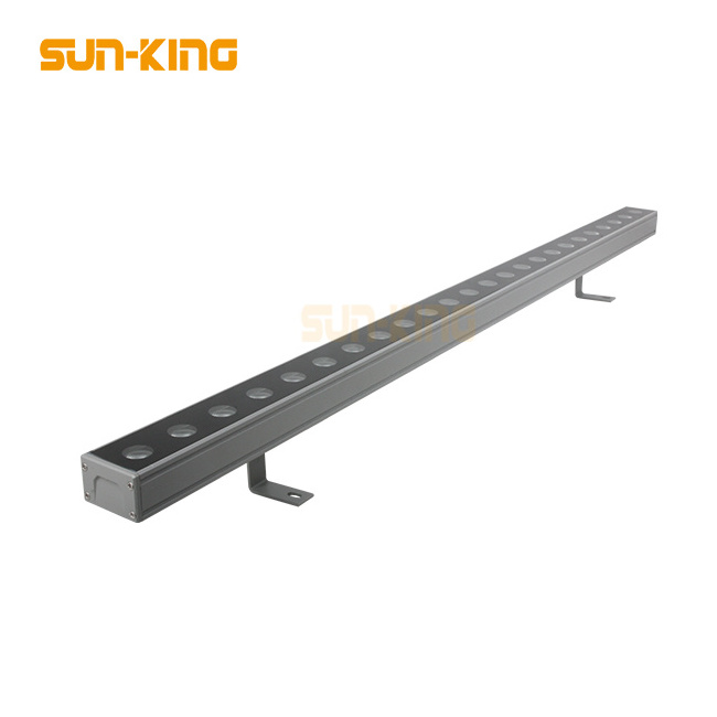 architectural Bridge Building Lighting Outdoor 36W 48W 24V RGB Aluminum Led Linear Light bar IP65 dmx led wall washer