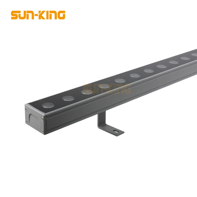 architectural Bridge Building Lighting Outdoor 36W 48W 24V RGB Aluminum Led Linear Light bar IP65 dmx led wall washer