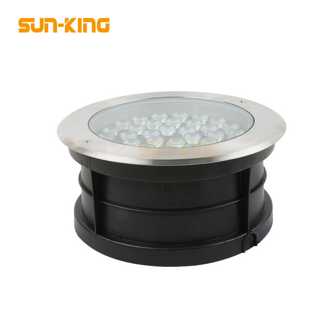 Energy saving best quality RGB DMX inground driveway ip65 ground buried lamp 36W 36x1W recessed underground led light