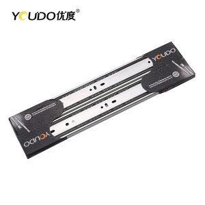 YOUDO 3-fold full extension drawer slide  telescopic channel mepla drawer slide