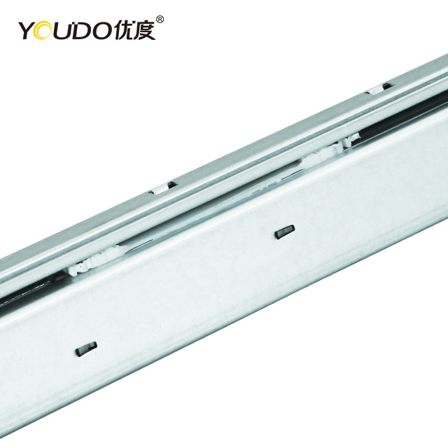 YOUDO American style undermount full extension slide three fold Auto Closing Concealed hidden Drawer Slide